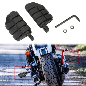 2шт Мотоциклетные черные подставки для ног мотоциклетные подножки (слева и справа)