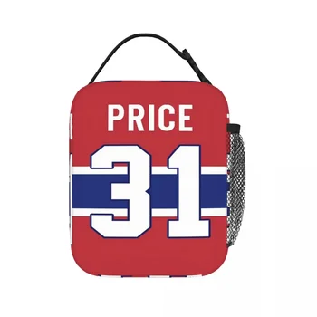 Монреаль Канадиенс Кэри Прайс # 31 Изолированные сумки для ланча, водонепроницаемые сумки для пикника, ланч-бокс-холодильник, сумка для ланча для женщин, детская школа