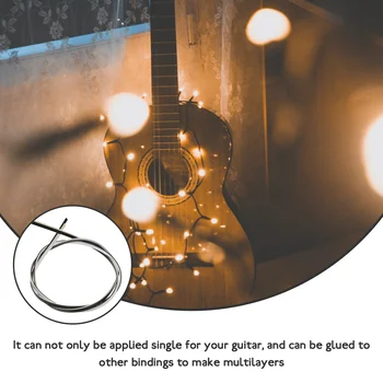 3шт Гитарный Переплет Чистящие Полоски ABS Гитарные Запчасти Аксессуары для Luthier Supplies Изображение 4