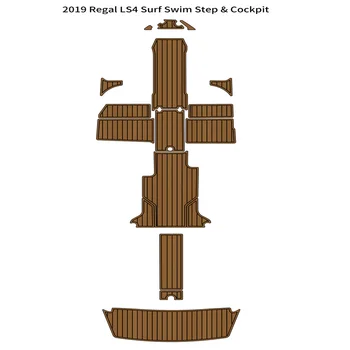 2019 Re-gal LS4 Платформа для серфинга и плавания, Коврик для кокпита, коврик для пола на палубе из вспененного EVA тикового дерева