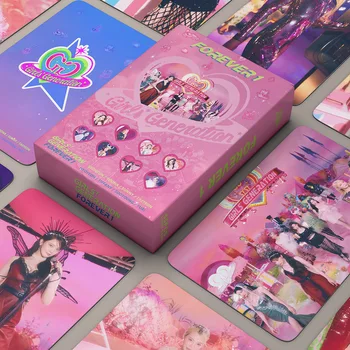55 шт./компл. Kpop Forever1 Girls' Generation Lomo Card Новый Альбом Фотопечати Открытки Плакат Коллекция Фотографий Подарки Фанатам
