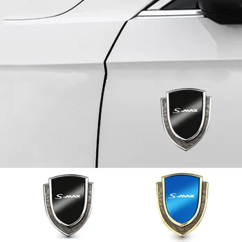3D наклейка Meta Car на дверь автомобиля, багажник, щит кузова, Эмблема, Защитная наклейка для Ford S-MAX SMAX, Эмблема, Автомобильные Аксессуары