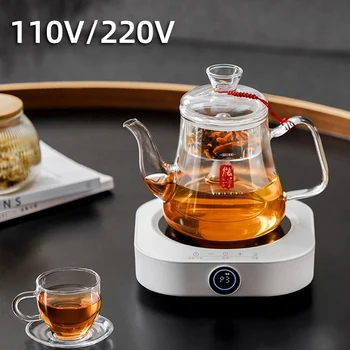 Электрический керамический нагреватель мощностью 800 Вт, Чайник для горячего чая, Электрическая плита, плита для приготовления чая с кипяченой водой, Мультиварка, Мини-нагревательная печь 220 В
