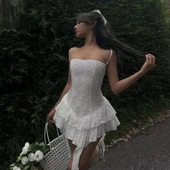Весна 2022, новый стиль, оригинальное платье с принтом, свободный топ в стиле пэчворк, женская мода, PCO Изображение 4