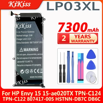 7300 мАч KiKiss LP03XL Аккумулятор для ноутбука HP Envy 15 15-ae020TX TPN-C124 TPN-C122 807417-005 HSTNN-DB7C DB6C