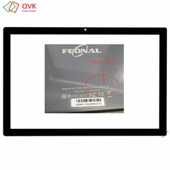 Черный 10,1-дюймовый новинка для планшета FEONAL K110 Емкостный сенсорный экран дигитайзер сенсор Внешняя стеклянная панель K110 Изображение 0