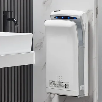 Полностью автоматическая индукционная сушилка для рук в ванной комнате из ABS материала для сушки за 5-7 секунд 220v