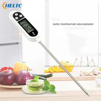 Пищевой Термометр TP300 Цифровой кухонный термометр Мгновенного считывания температуры мяса С датчиком для кухни От -50 °C до + 300 °C Изображение 2