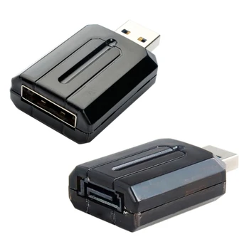 Разъемы USB-адаптера /Преобразователя USB-eSATA из Материала ABS с возможностью горячей замены Чипсета JM539 Изображение 0