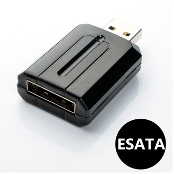 Разъемы USB-адаптера /Преобразователя USB-eSATA из Материала ABS с возможностью горячей замены Чипсета JM539 Изображение 2