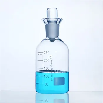 баллон с растворенным кислородом объемом 250 мл, стеклянные бутылки для лабораторного использования