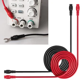 1 комплект тестового кабеля мультиметра Тестовый зонд Заменить Тестовый кабель мультиметра зонд 930 мм Всего кабеля 1000 В Измерительные щупы Ручка