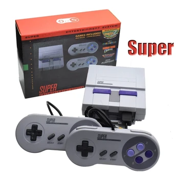 Выход Super HD Для Портативного Видеоигрового Плеера SNES Retro Classic TV Мини-Игровая Консоль Встроенный 21 Игровой Двойной геймпад