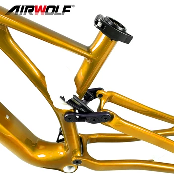 Горный велосипед Airwolf T1100 с карбоновой рамой MTB с полной подвеской 29 Boost Frameset XC Shock dnm Light для езды по пересеченной местности Изображение 2