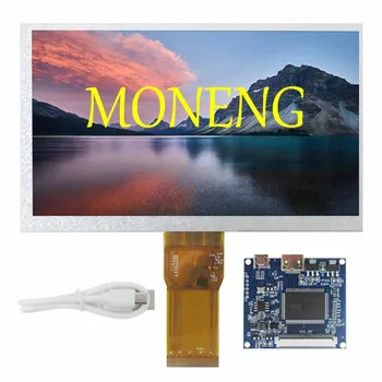 Оригинальный 7-Дюймовый 1024X600 ЖК-дисплей ЖК-монитор Высокого Качества С Яркостью 500 нит IPS ЖК-экран HD MI VGA DVI Контроллер Dirver Board