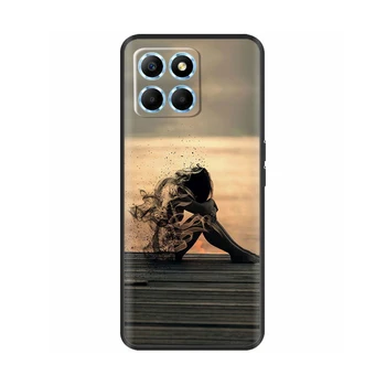 Для Honor X6A Case WDY-LX1 Case Чехол Для телефона Силиконовые Мягкие Задние Чехлы из ТПУ Для Honor X7A X8A X9A 4G 2023 Cases Cute Daisy Ginkgo Изображение 1