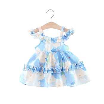 Летние платья для девочек для вечеринок и свадеб Элегантная детская одежда для малышей 2, 3, 4 лет