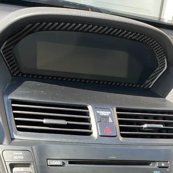 Рамка дисплея центральной консоли салона автомобиля из углеродного волокна, накладка для Honda Acura TL 2009-2014, Наклейка на рамку спидометра, детали Изображение 5