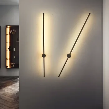 Уникальный длинный настенный светильник для украшения спальни с элегантным внешним видом