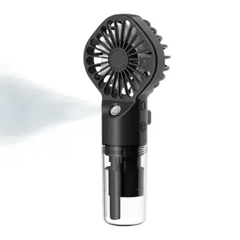 Вентилятор для запотевания Портативный вентилятор для запотевания с батарейным питанием, вентилятор-распылитель, маленький вентилятор, мини-отпариватель для лица для дома, путешествий на открытом воздухе